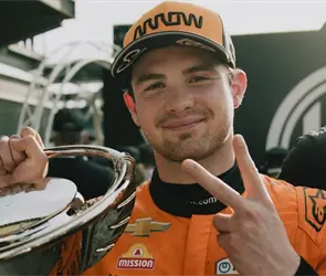 El escalofriante choque de Pato OWard en las pr&aacute;cticas de la Indy 500