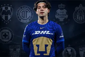 Los equipos que acechan a Jordan Carrillo en caso de no quedarse en Pumas