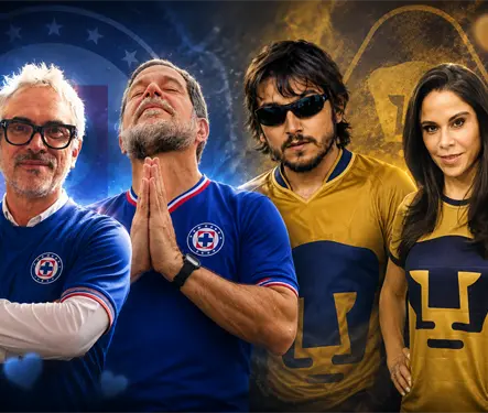 Los famosos que son fan&aacute;ticos de Pumas y Cruz Azul