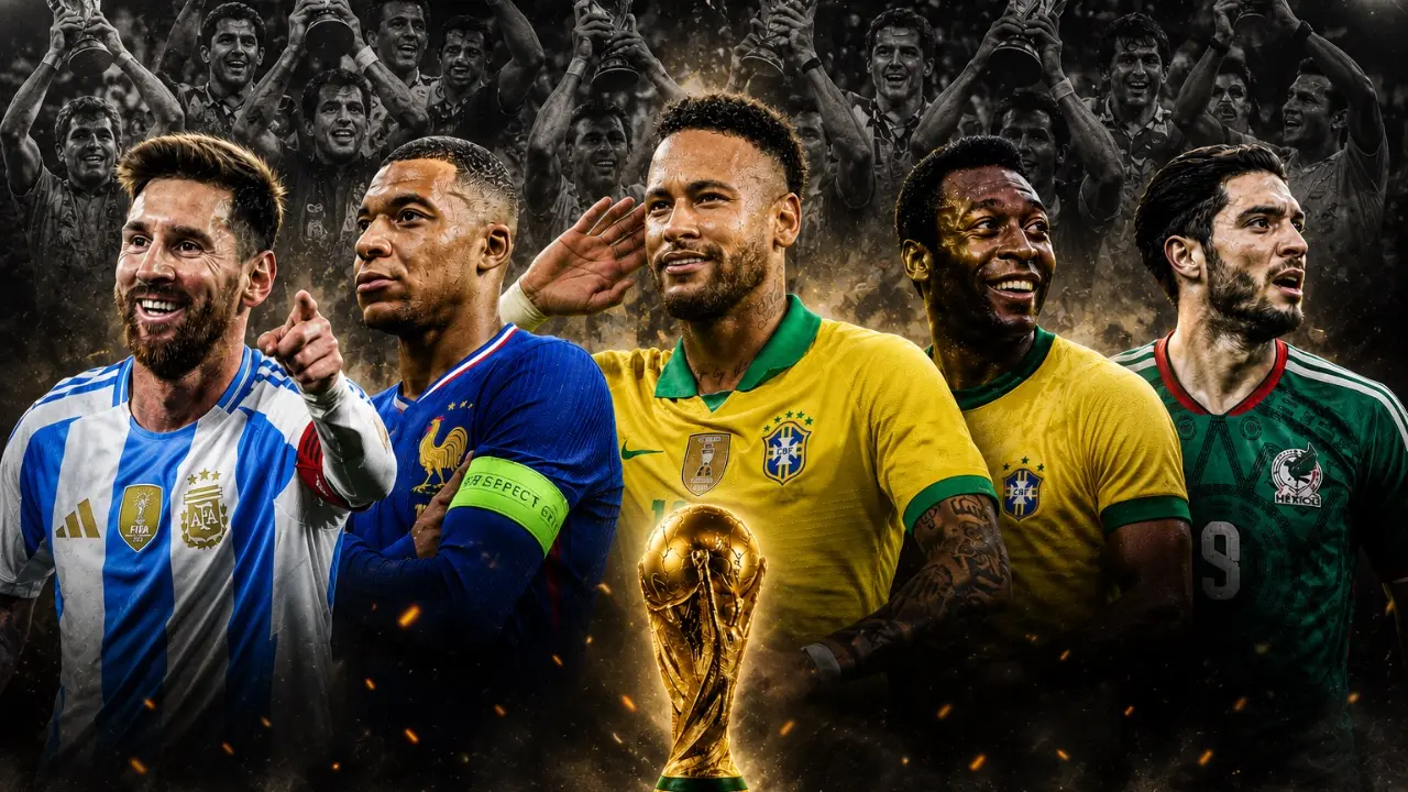  Selecciones con más victorias en mundiales 