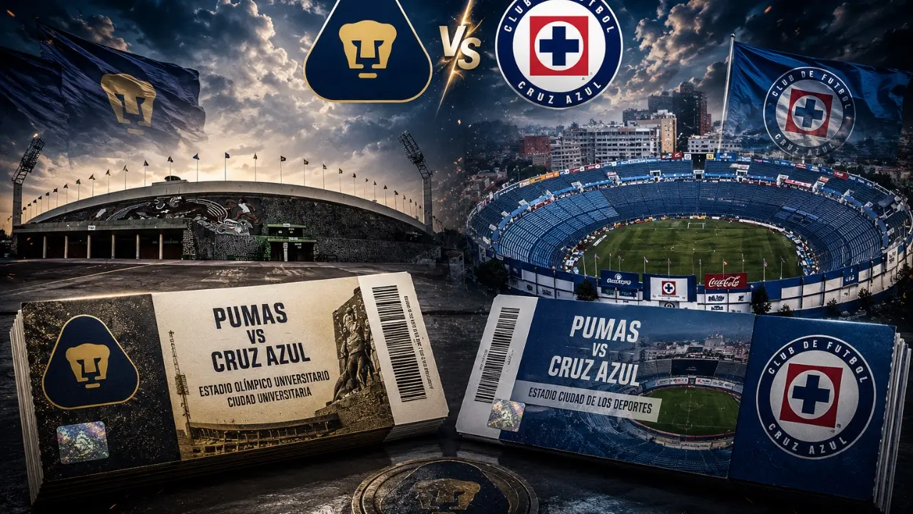  Precio de los boletos para el Pumas vs Cruz Azul 