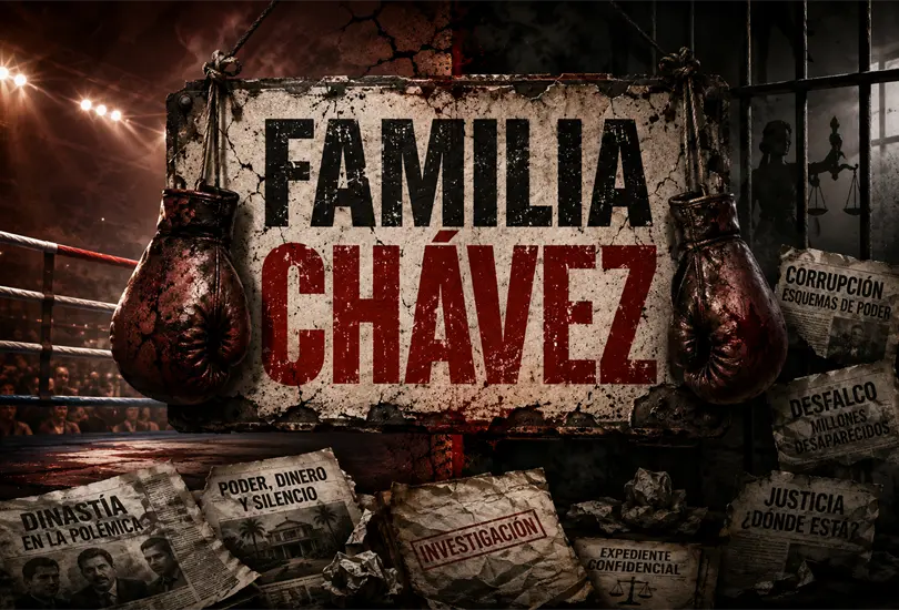 Los Ch&aacute;vez, entre gloria y pol&eacute;mica: del ring a los titulares judiciales que marcan a la dinast&iacute;a mexicana.