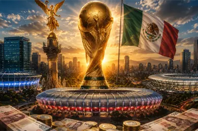 &iquest;Una fortuna? El dinero que dejar&aacute; en M&eacute;xico la Copa del Mundo