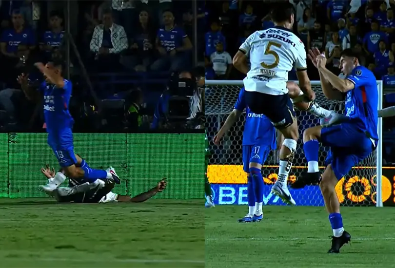 2 jugadas marcaron la polémica en el Cruz Azul vs Pumas 2 jugadas marcaron la polémica en el Cruz Azul vs Pumas