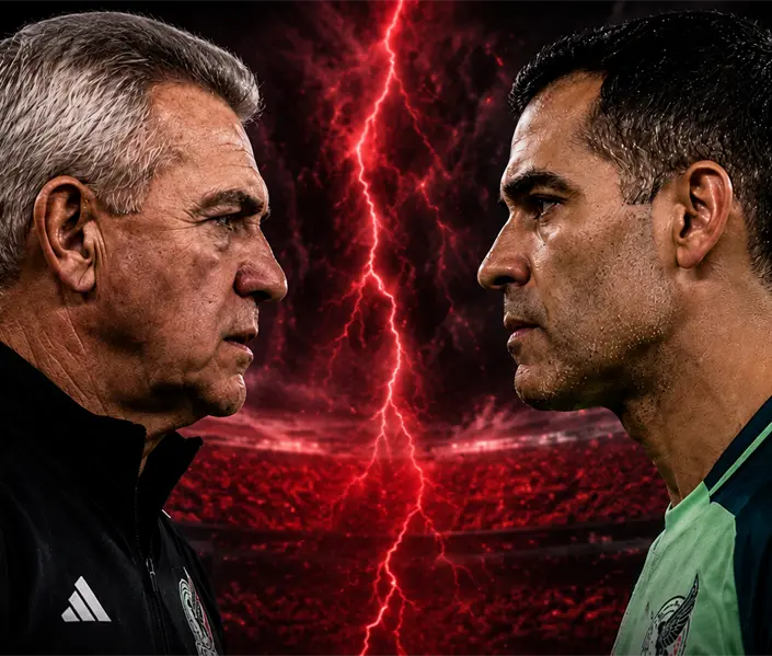 ¿Problemas en el Tri? Javier Aguirre y Rafa Márquez discuten en la banca ¿Problemas en el Tri? Javier Aguirre y Rafa Márquez discuten en la banca