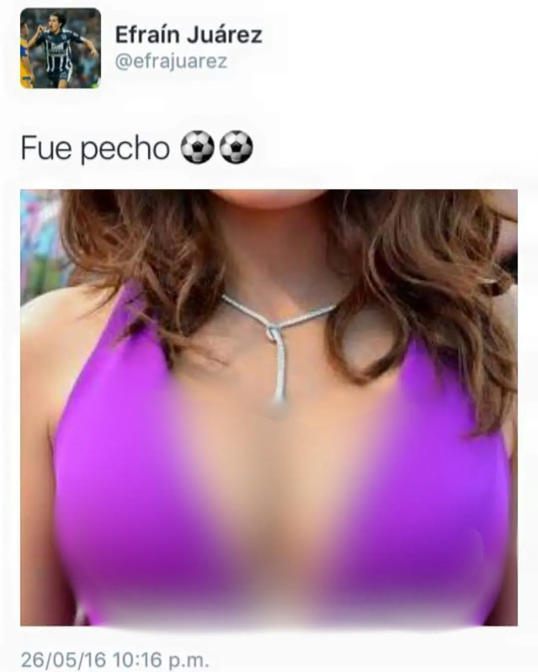 El Tweet en la cuenta oficial de Efraín Juárez tras la final de ida 2016 El Tweet en la cuenta oficial de Efraín Juárez tras la final de ida 2016