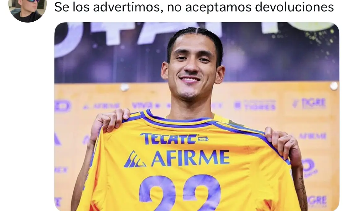 Tigres no acepta devoluciones Tigres no acepta devoluciones