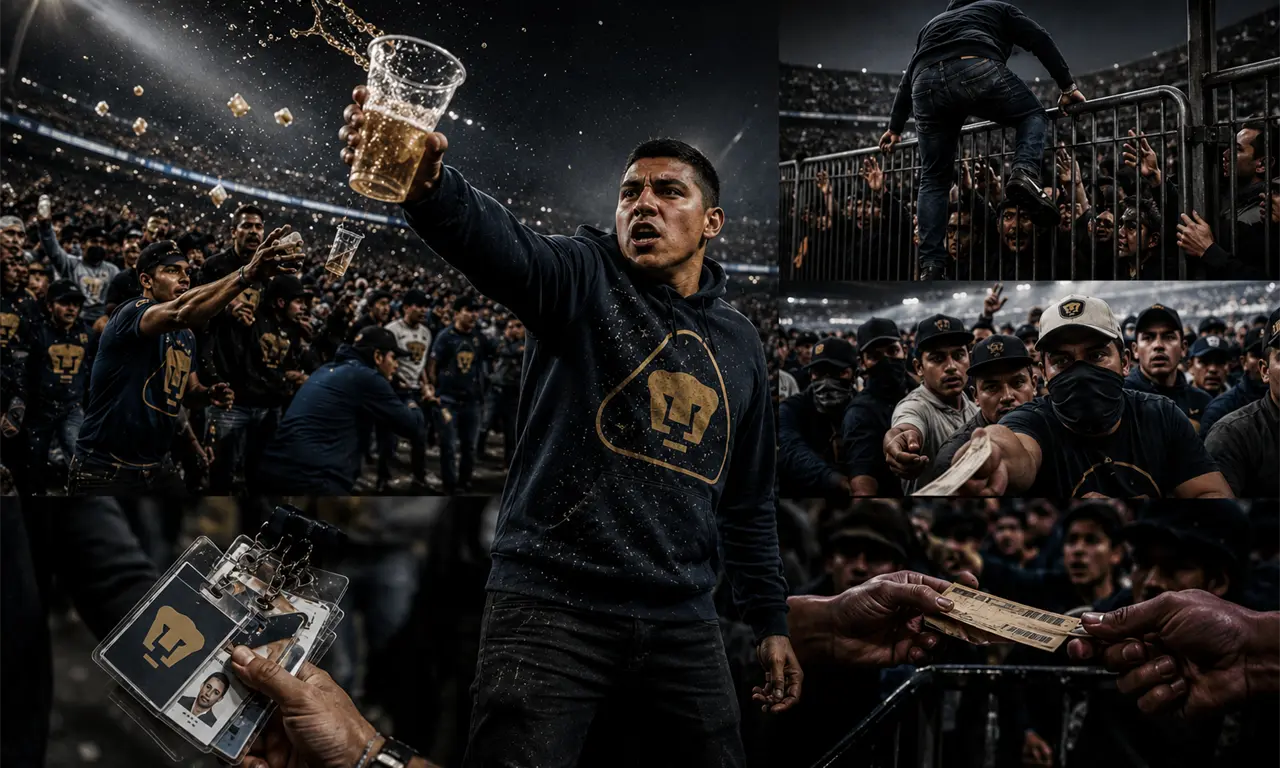  Aficionados de Pumas dejaron mala imagen 