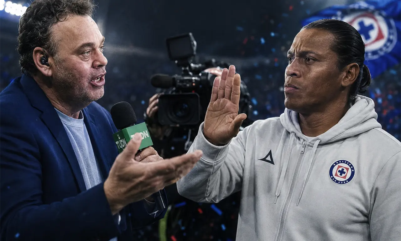  Joel Huiqui evitó a Faitelson tras la Final, pero Cruz Azul logró enfriar la polémica. 