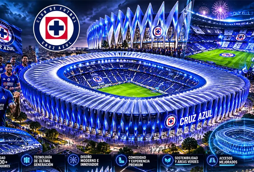 Detalles del nuevo Estadio de Cruz Azul Detalles del nuevo Estadio de Cruz Azul