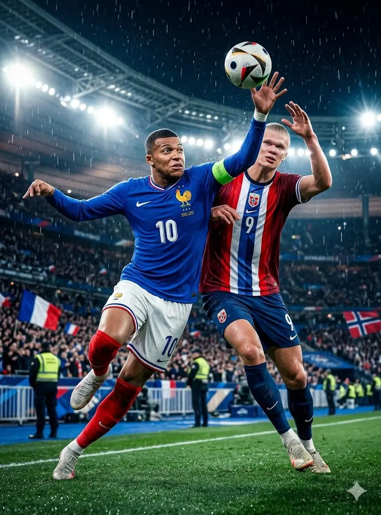 El esperado duelo entre Halaand y Mbappe El esperado duelo entre Halaand y Mbappe