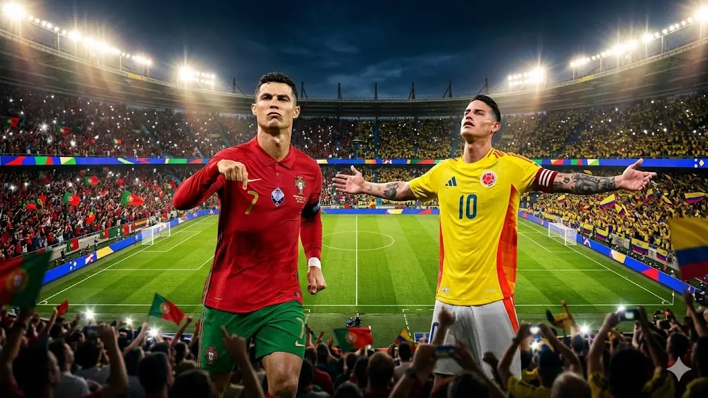 El reencuentro de James Rodríguez con Cristiano Rona El reencuentro de James Rodríguez con Cristiano Rona