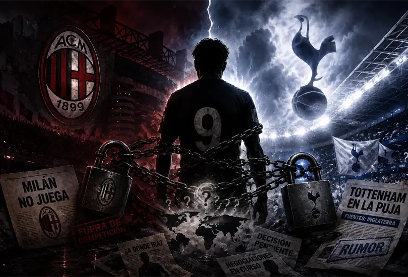 Santi Giménez, entre el silencio de Milan y los rumores del Tottenham, de acuerdo a TUDN. Santi Giménez, entre el silencio de Milan y los rumores del Tottenham, de acuerdo a TUDN.