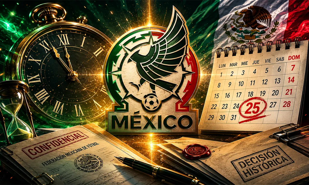  El Tri adelanta su lista: símbolos de tiempo y decisión marcan el domingo. 