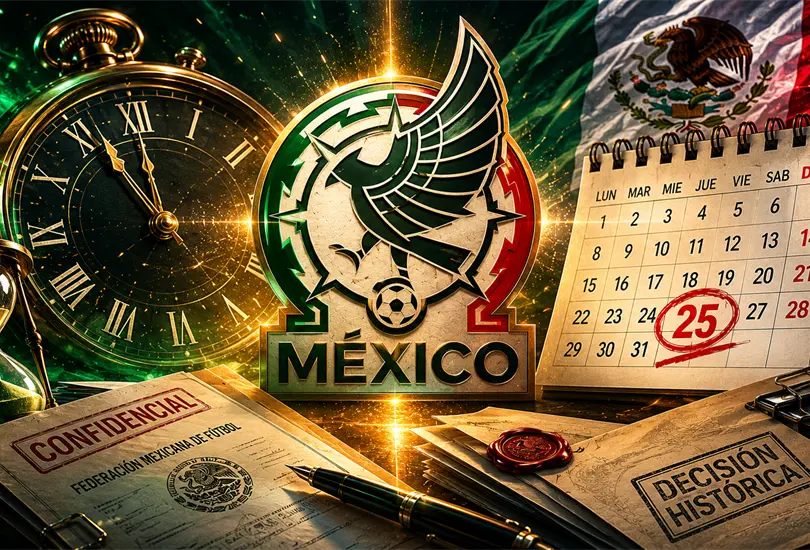 El Tri adelanta su lista: símbolos de tiempo y decisión marcan el domingo.