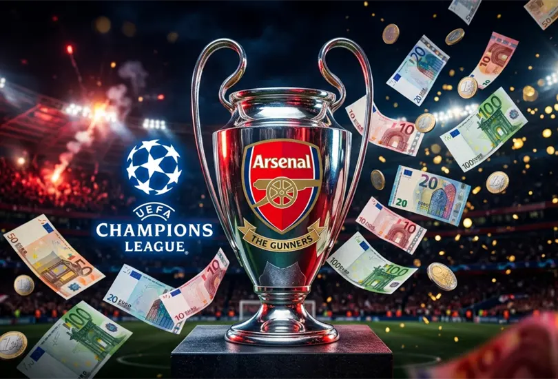 Arsenal, dinero y Champions: s&iacute;mbolos de gloria deportiva y poder financiero.