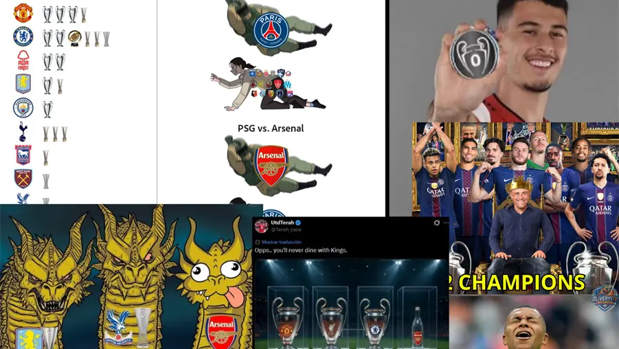 Memes estallan tras el t&iacute;tulo del PSG en Champions