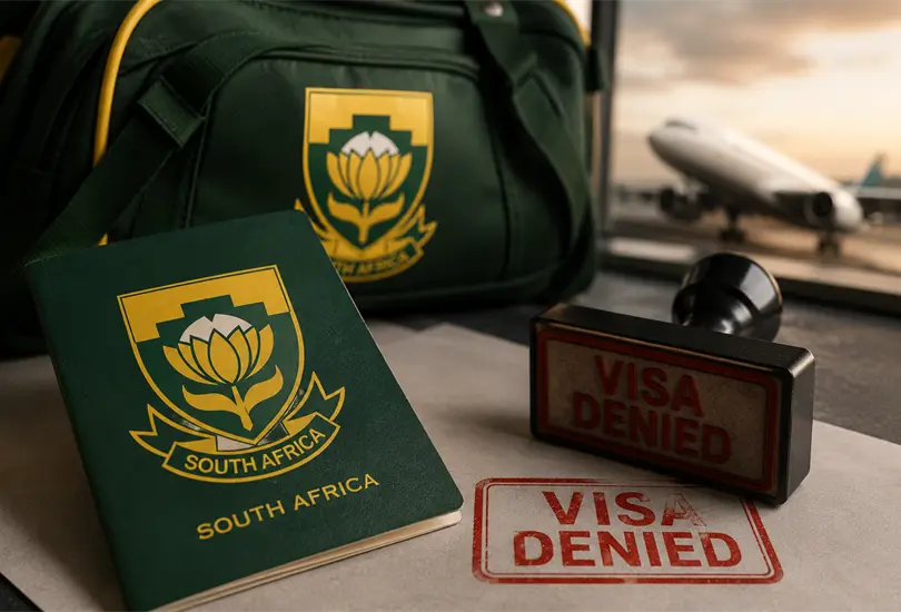 Sudáfrica atrapada en trámites: su viaje a México se retrasa a días del Mundial. Sudáfrica atrapada en trámites: su viaje a México se retrasa a días del Mundial.
