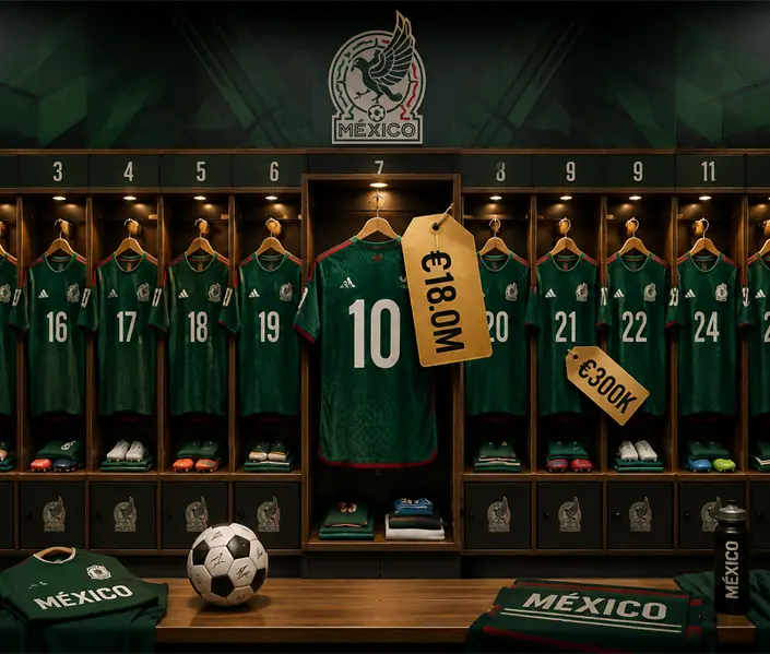 Los jugadores más caros y baratos de México para el Mundial 2026 Los jugadores más caros y baratos de México para el Mundial 2026
