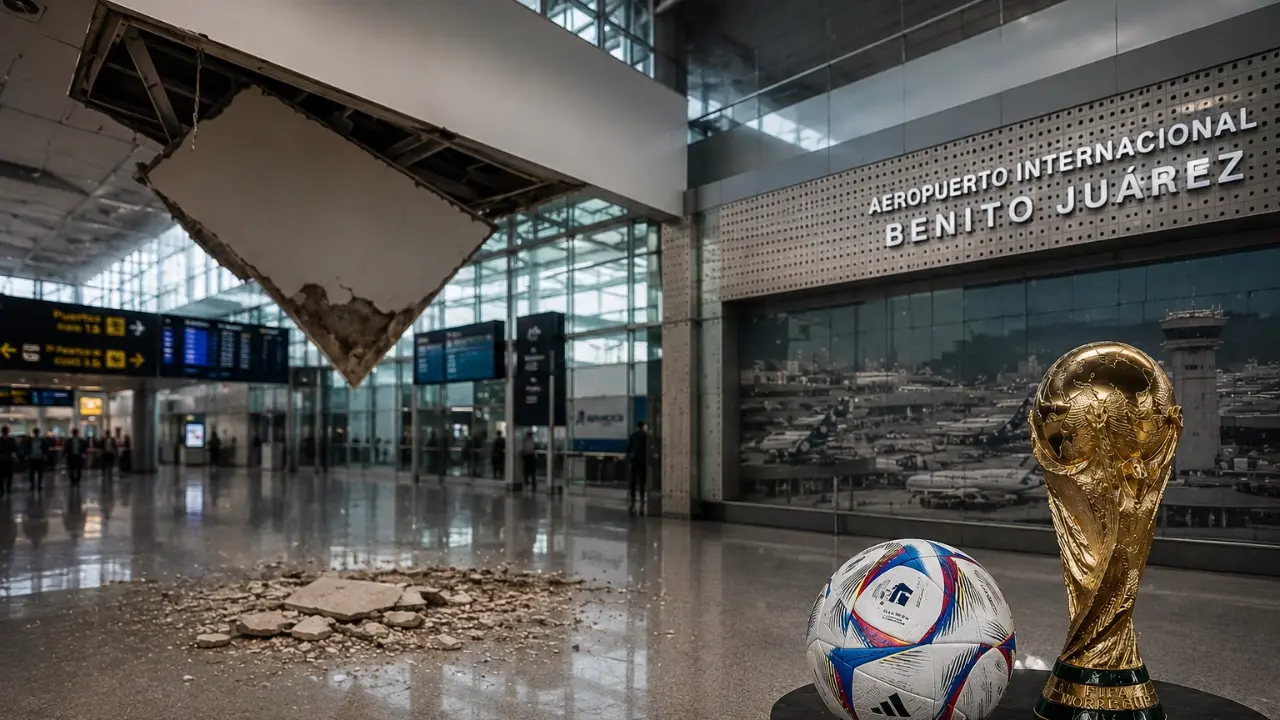  Problemas en el AICM a días del Mundial 
