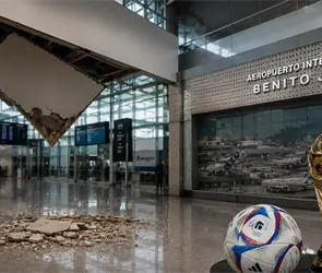 A d&iacute;as del Mundial, los problemas que presenta el AICM