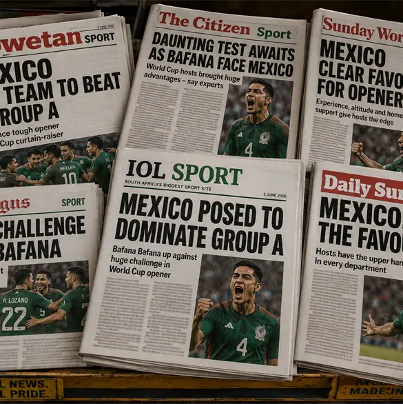 Intimidante: La prensa sudafricana describe a M&eacute;xico como favorito