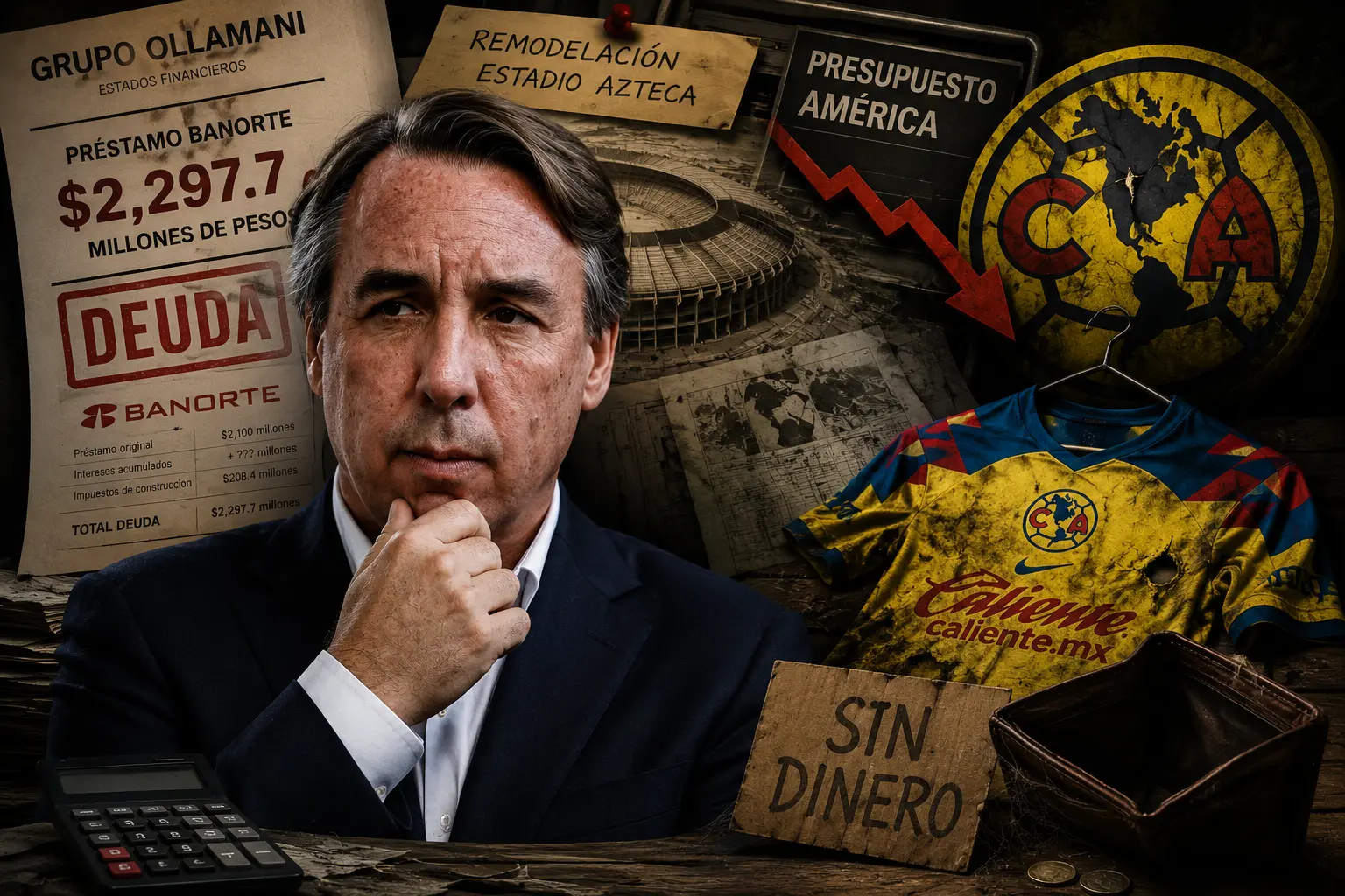 Emilio Azc&aacute;rraga tiene una deuda de m&aacute;s de 2,200 millones de pesos.