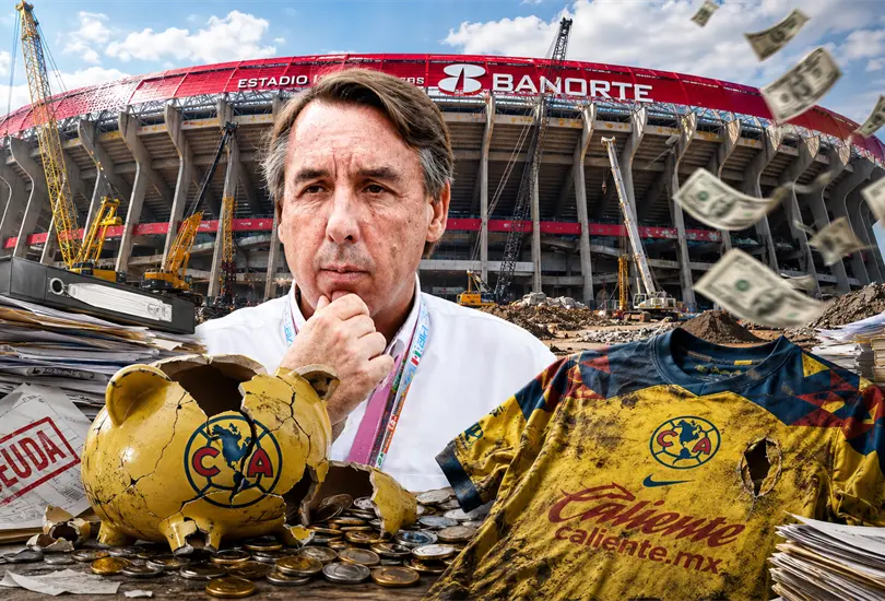 La gigantesca deuda del Estadio Azteca impacta duramente las finanzas del Club Am&eacute;rica.