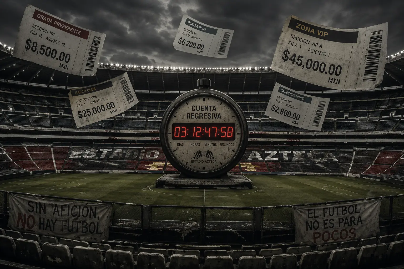 El tiempo corre rumbo al Mundial, pero los altos costos de los boletos generan preocupaci&oacute;n entre los aficionados