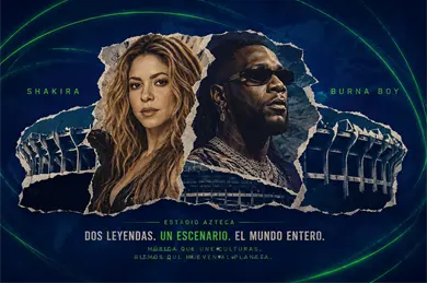 Shakira y Burna Boy inauguran el Mundial 2026 en CDMX