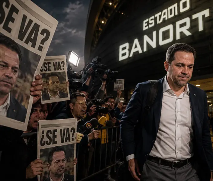 ¿Se va? Lo que se sabe de la salida de Santiago Baños de América ¿Se va? Lo que se sabe de la salida de Santiago Baños de América