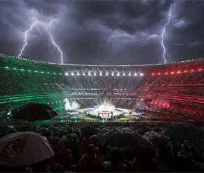 Tormenta amenaza la inauguración del Mundial en CDMX Tormenta amenaza la inauguración del Mundial en CDMX