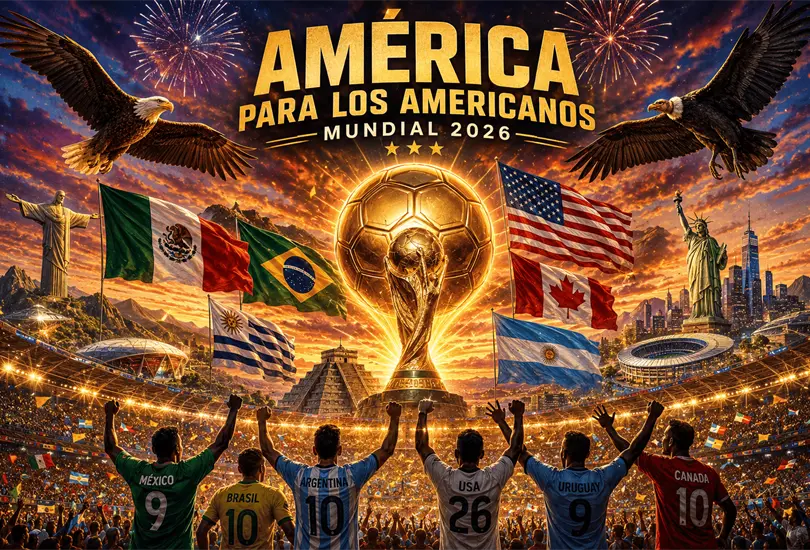 Tres naciones, un mismo sueño: América vuelve a desafiar al mundo en su propia tierra. Tres naciones, un mismo sueño: América vuelve a desafiar al mundo en su propia tierra.