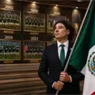 Los abanderados de M&eacute;xico previo a una Copa del Mundo
