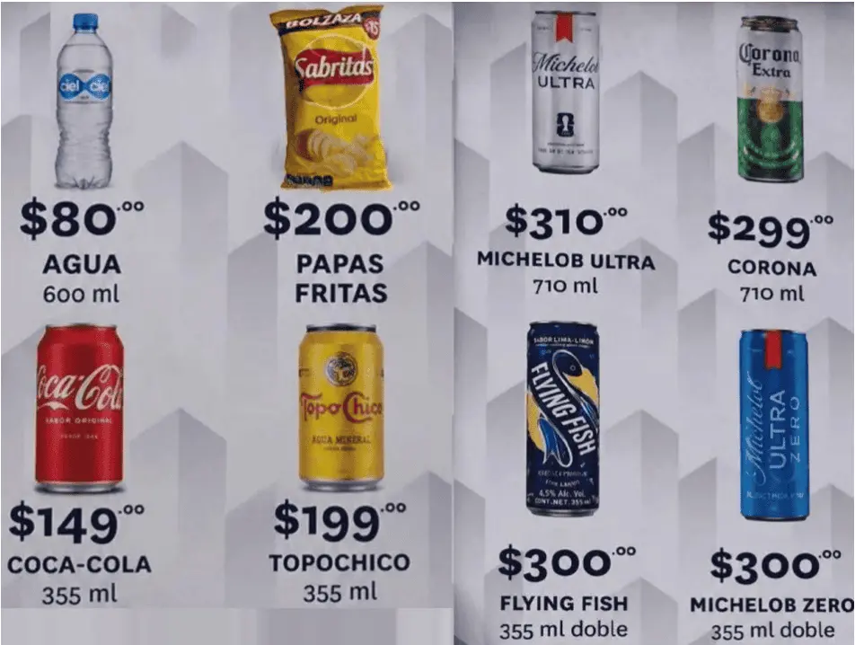Filtraron algunos precios para la sede de Monterrey