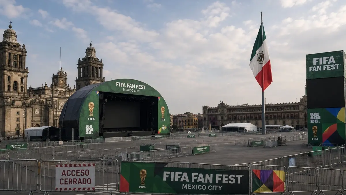  El FIFA Fan Fest del Zócalo ha dado mucho para la polémica 