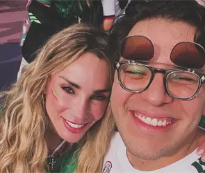 Esposa de Memo roba reflectores en debut del Tri