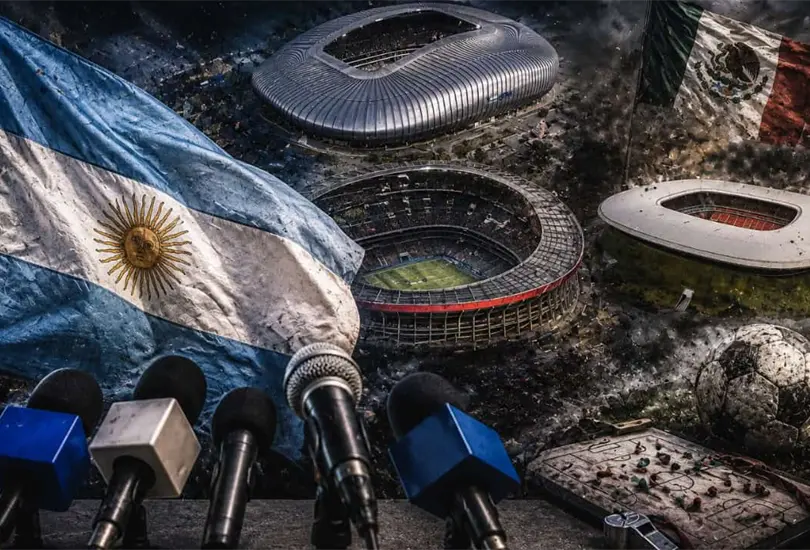 Prensa argentina carga contra México y sus estadios Prensa argentina carga contra México y sus estadios