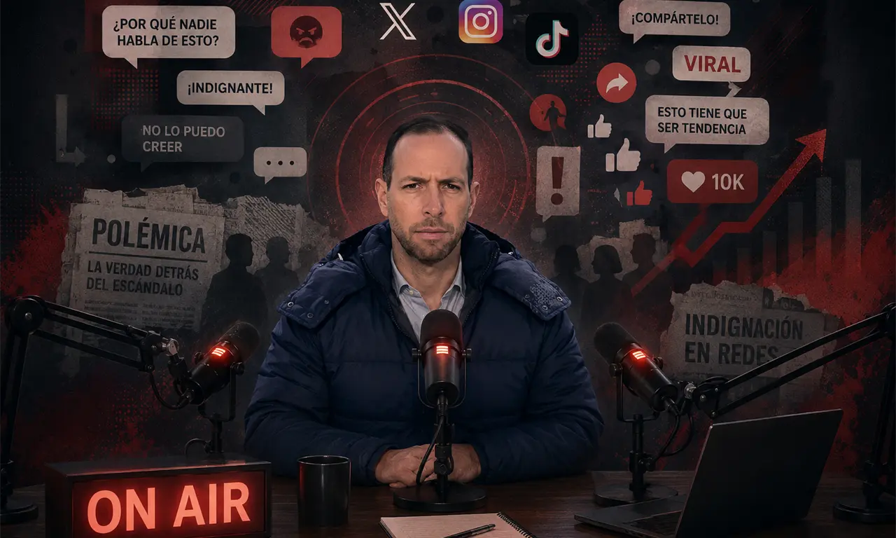  Mauricio Ymay, periodista de Televisa, señalado por sugerir represión en pódcast previo al Mundial 2026. 