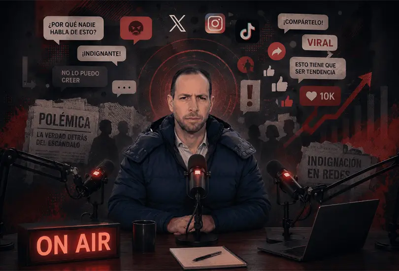 Mauricio Ymay, periodista de Televisa, se&ntilde;alado por sugerir represi&oacute;n en p&oacute;dcast previo al Mundial 2026.