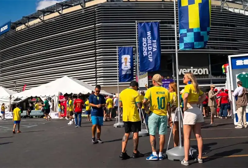 Nueva York se viste de gala para su primer partido mundialista Nueva York se viste de gala para su primer partido mundialista