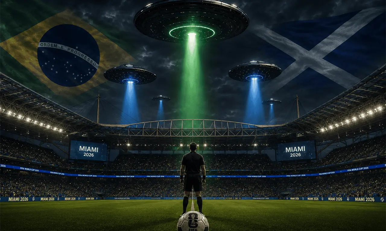  Una vidente brasileña asegura que el Brasil vs Escocia en Miami será escenario de una invasión extraterrestre 