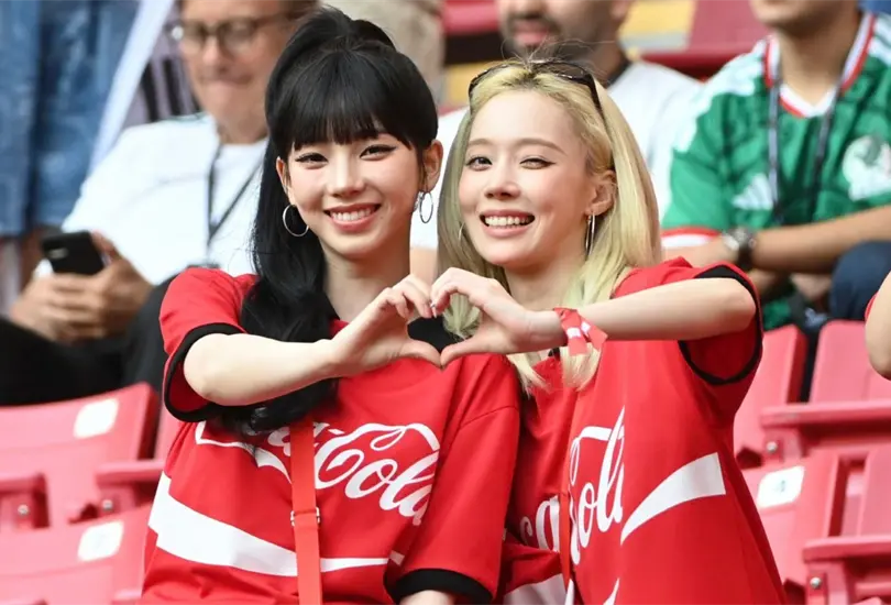 Karina y Winter de aespa vibraron en Guadalajara en el Corea vs Chequia Karina y Winter de aespa vibraron en Guadalajara en el Corea vs Chequia