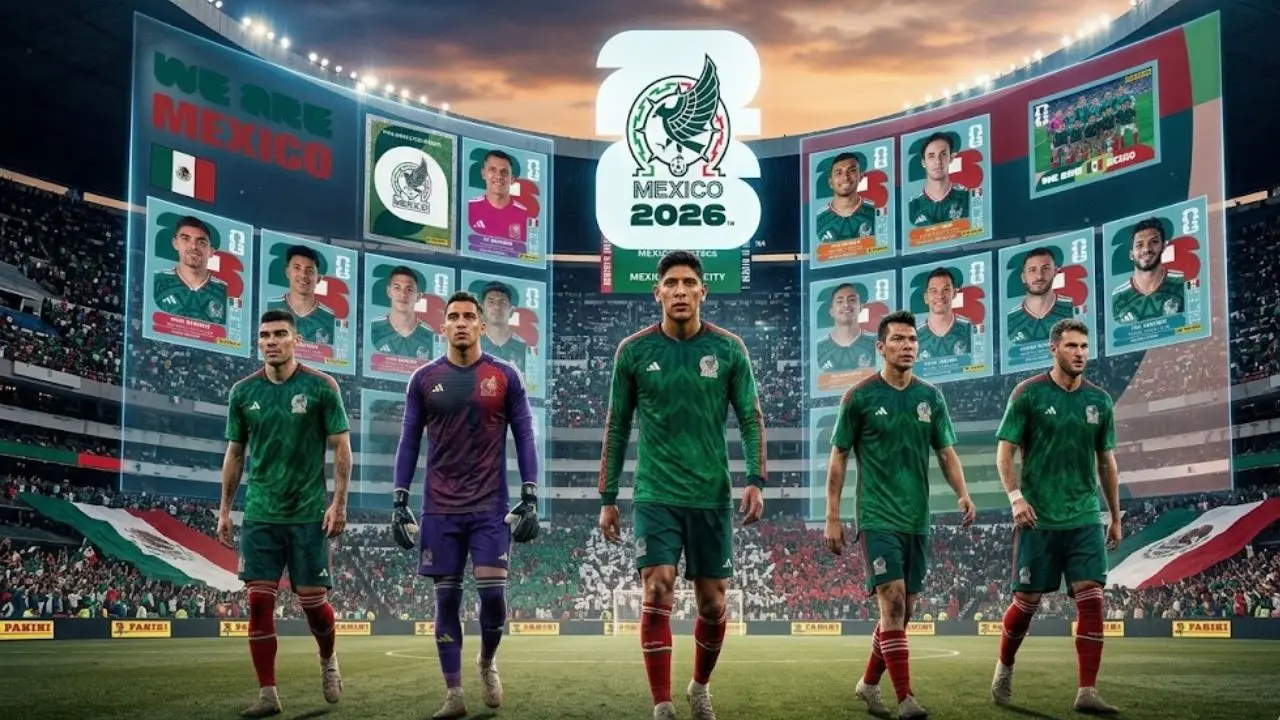  Mexicanos en el set de actualización de Panini 