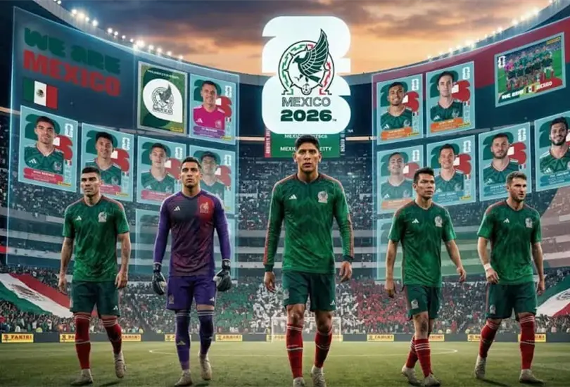 Mexicanos en el set de actualización de Panini Mexicanos en el set de actualización de Panini