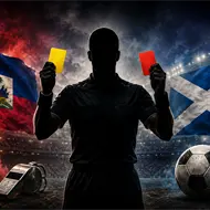¿Robo mundialista? Haití estalla contra el arbitraje ante Escocia ¿Robo mundialista? Haití estalla contra el arbitraje ante Escocia