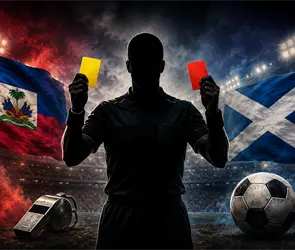 &iquest;Robo mundialista? Hait&iacute; estalla contra el arbitraje ante Escocia