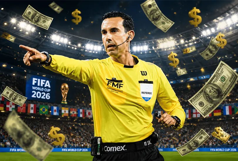 La incre&iacute;ble cifra que se embolsar&aacute; C&eacute;sar Ramos por pitar en el Mundial