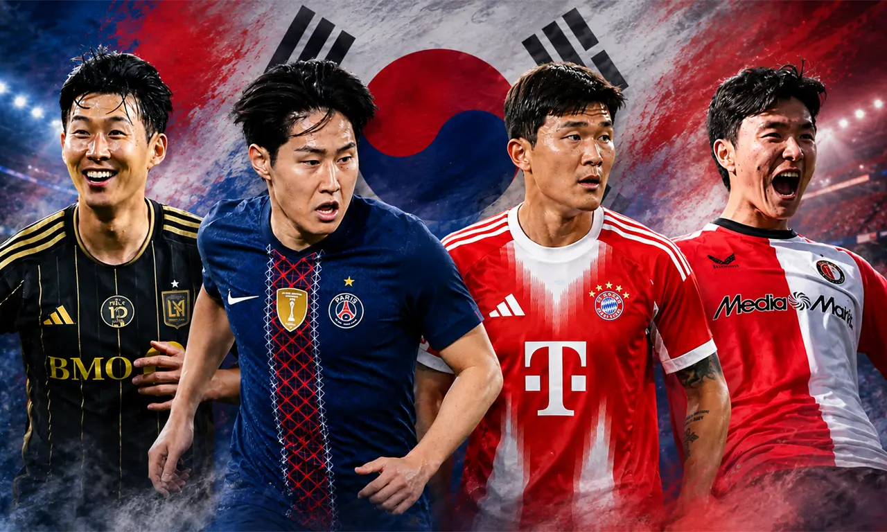  Dónde juegan las estrellas de la Selección de Corea del Sur 