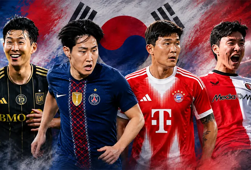 Dónde juegan las estrellas de la Selección de Corea del Sur Dónde juegan las estrellas de la Selección de Corea del Sur